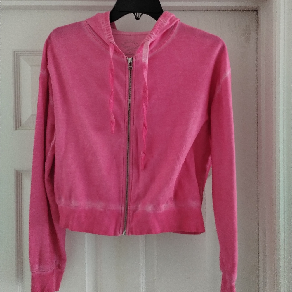 Pink Zip-Up Hoodie